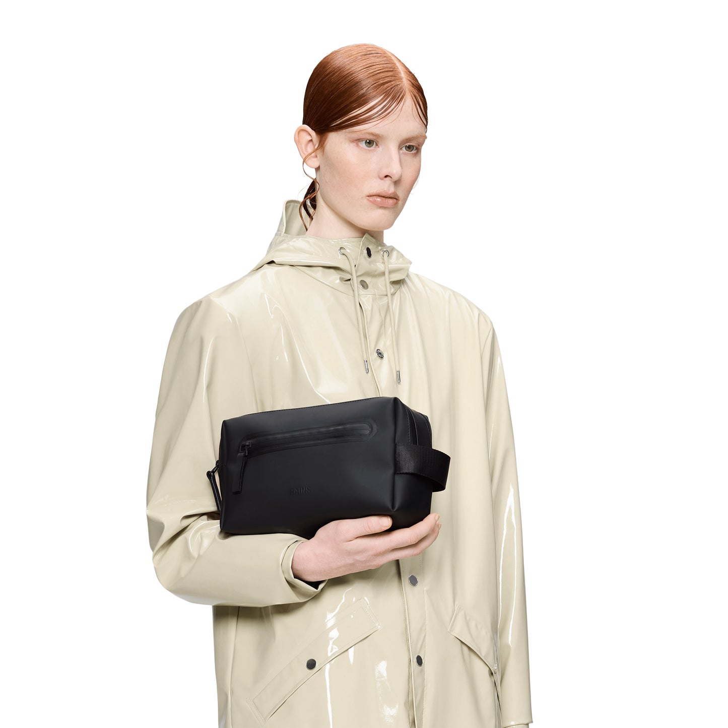 Rains Wash Bag Zip, Black