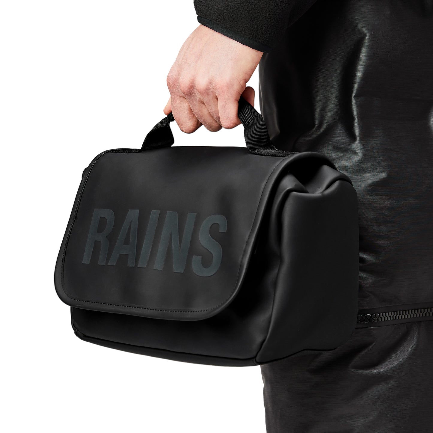 Rains Texel Wash Bag, Black