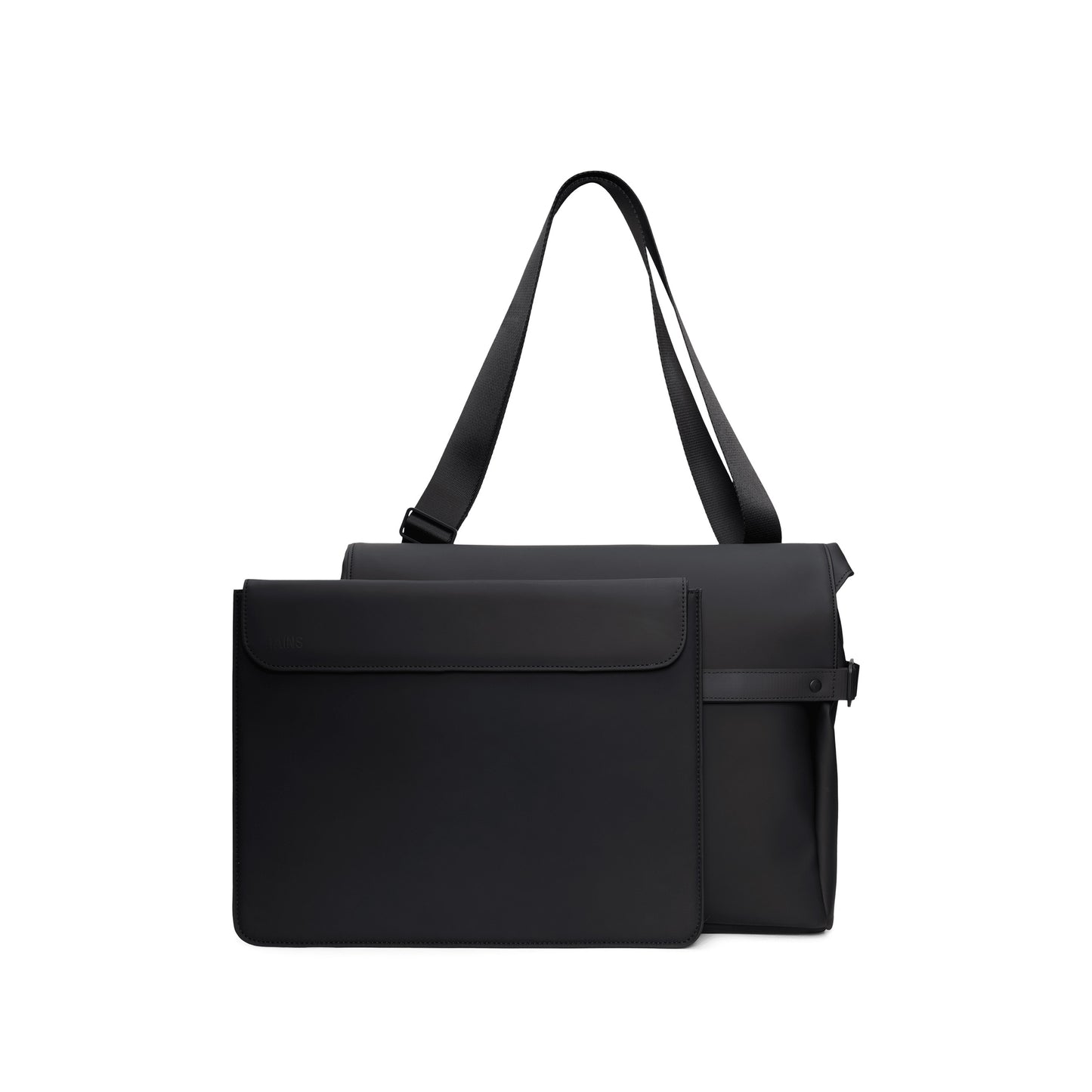 Rains OTG Messenger Bag, Black