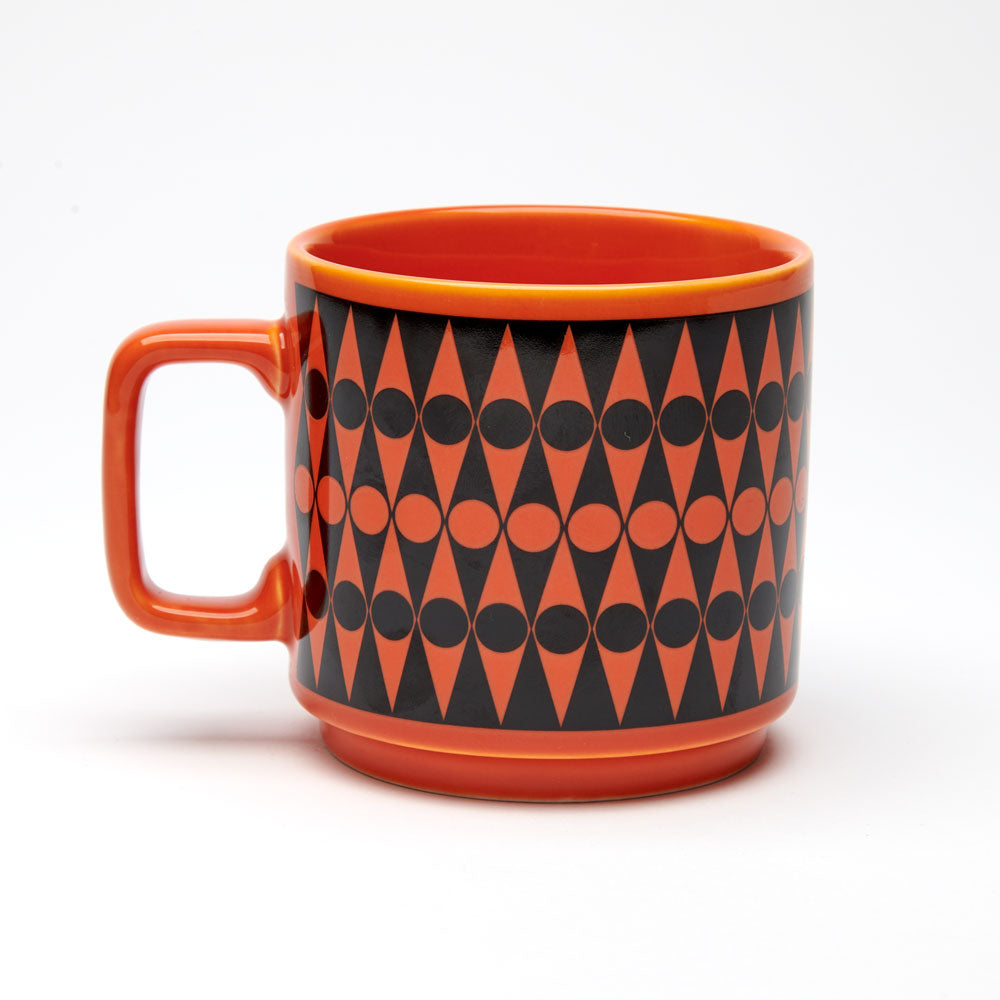 Magpie x Hornsea Mug, Backgammon Orange