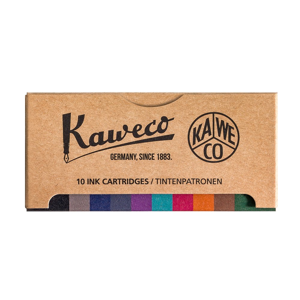 Kaweco Blekkpatron Sett 10 stk. ass farger