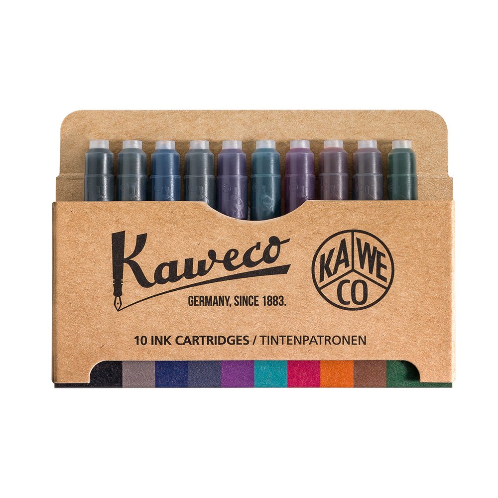 Kaweco Blekkpatron Sett 10 stk. ass farger