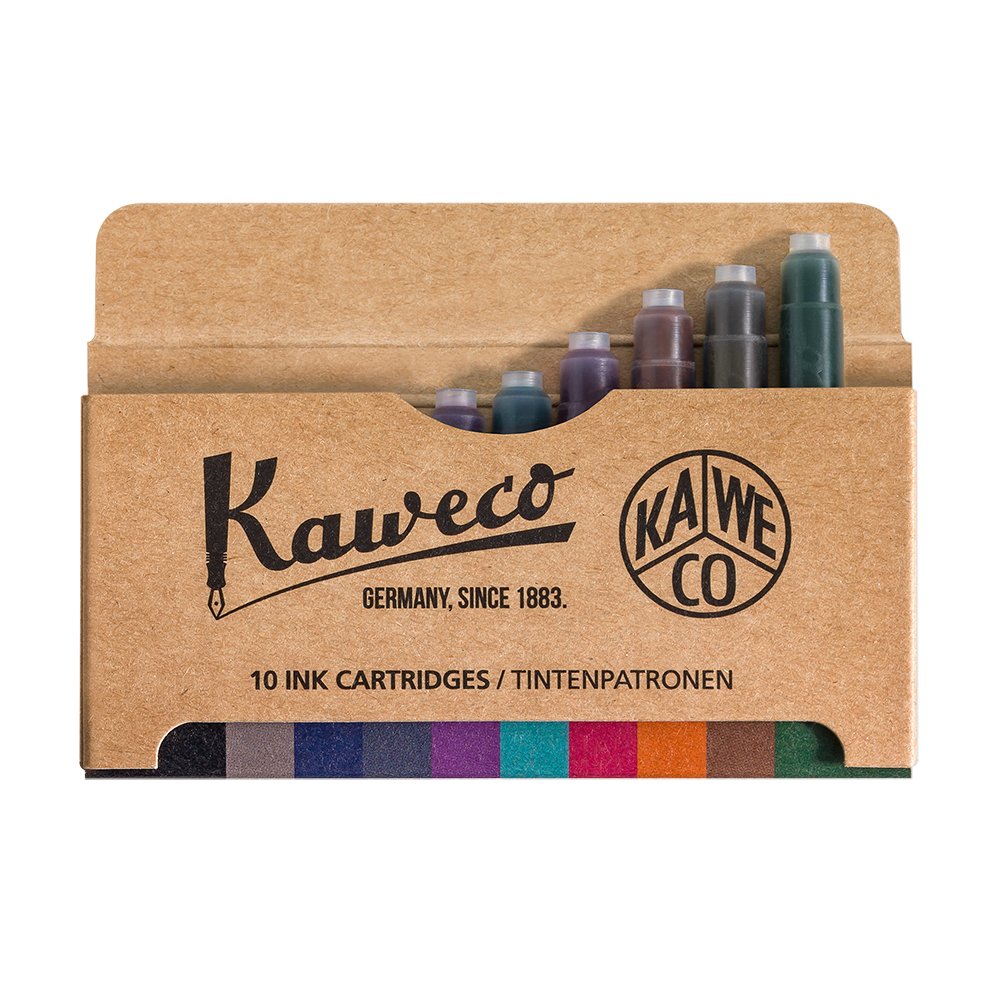 Kaweco Blekkpatron Sett 10 stk. ass farger