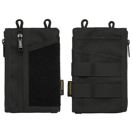 Viperade VE36 Pocket Organizer, VE36-SD (Zipper from side to bottom), Black