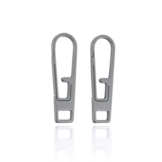 Viperade VAT1-L Heavy Duty Titanium Zipper Pull Replacement (2pcs), Polished
