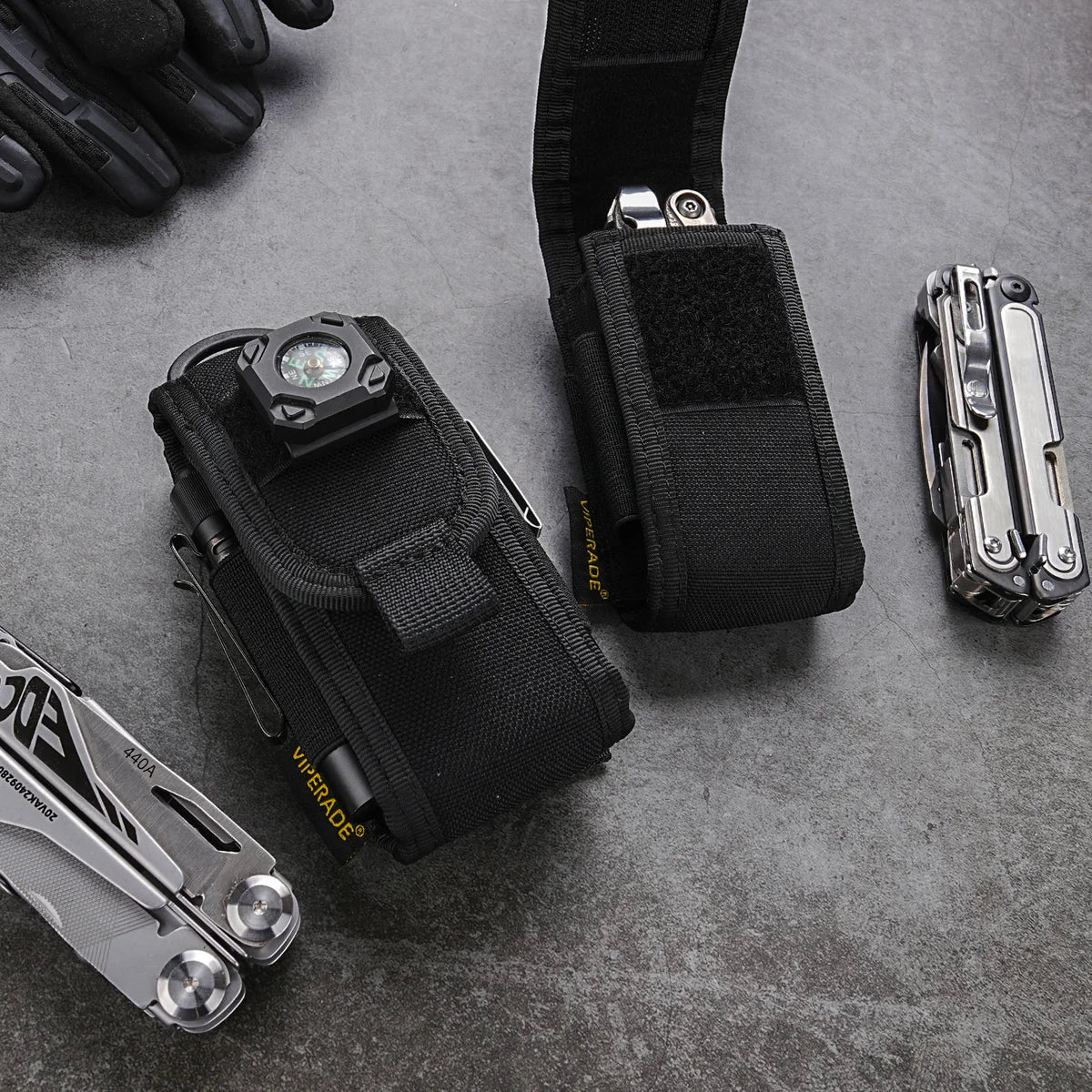 Viperade CHA9 Universal Multitool Sheath, Black