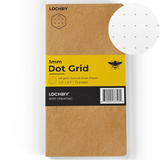 Lochby Voyager Journal Tomoe River Notebooks TN, Dot Grid