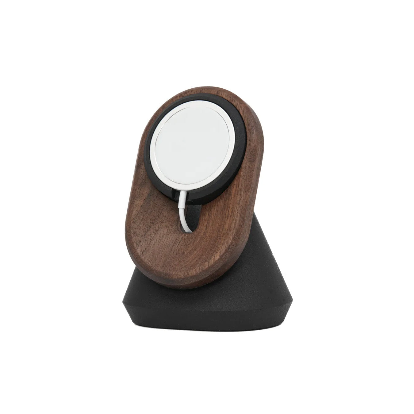 Oakywood MagSafe iPhone Stand, Walnut