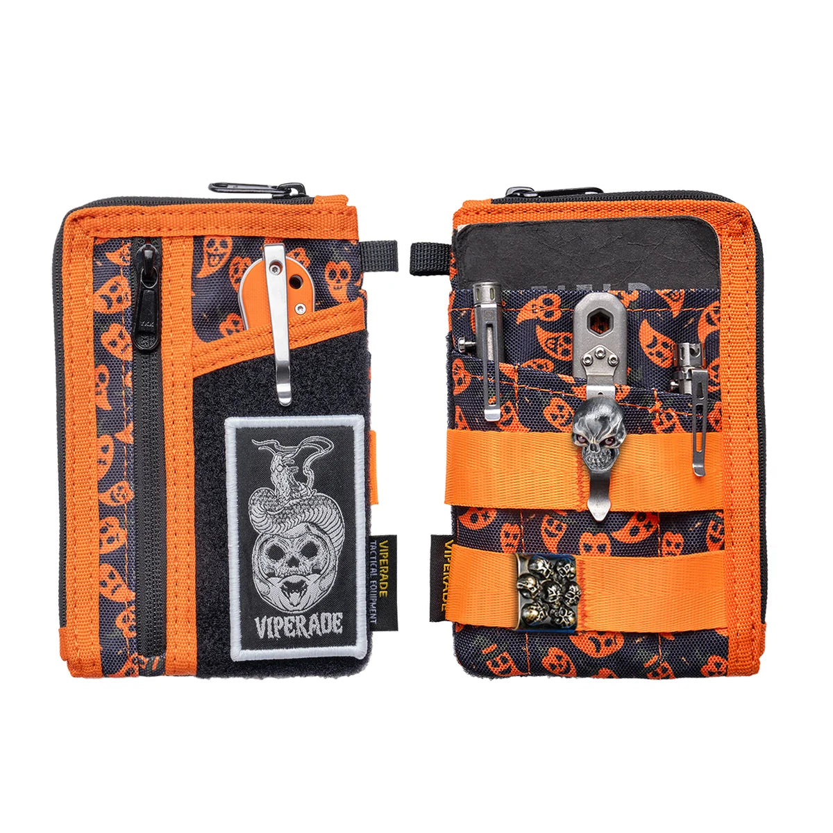 Viperade VE36 Pocket Organizer, VE36-US (Zipper from top to side), Spicy Pattern