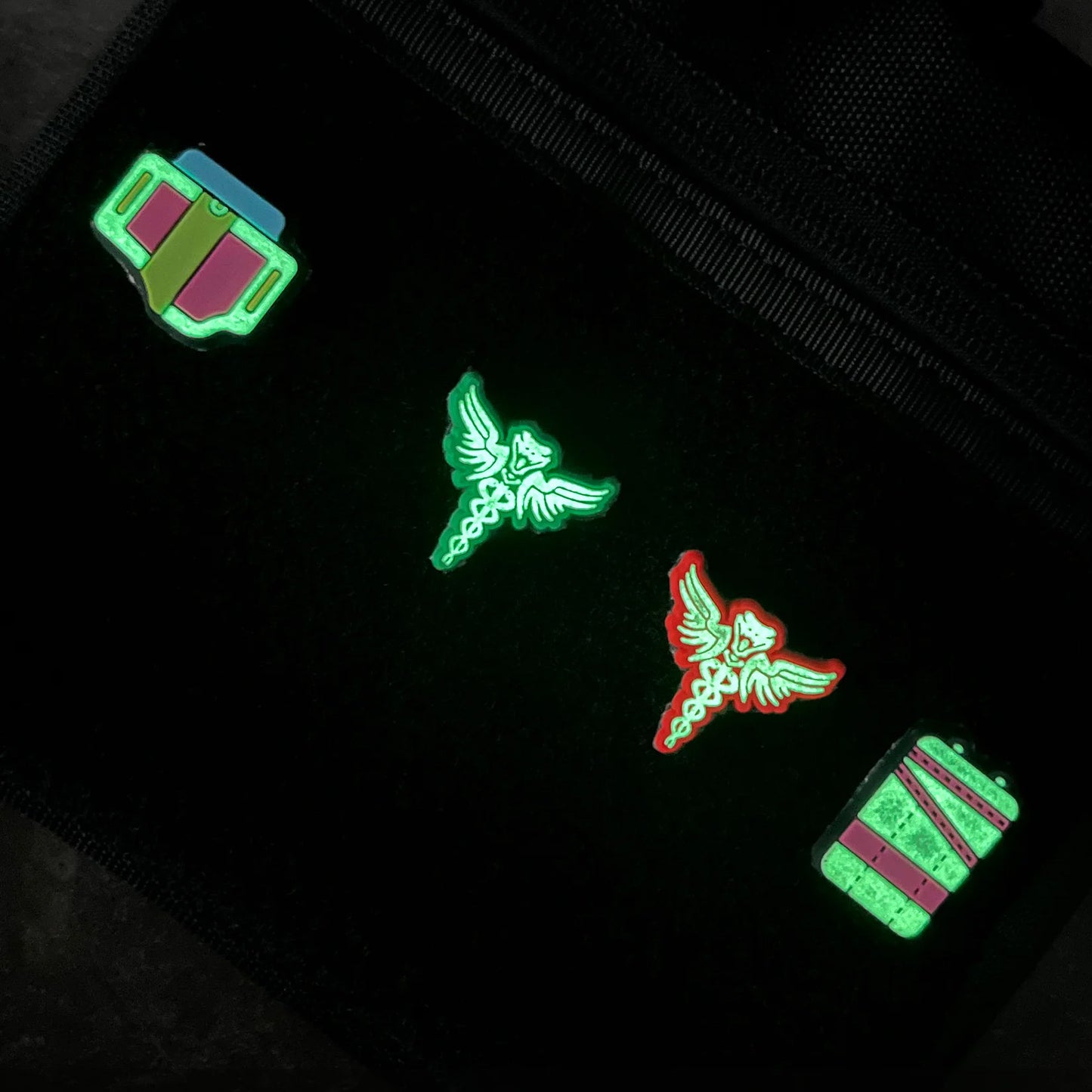 Viperade VAP2 Patches (2pcs), Orange/ Green