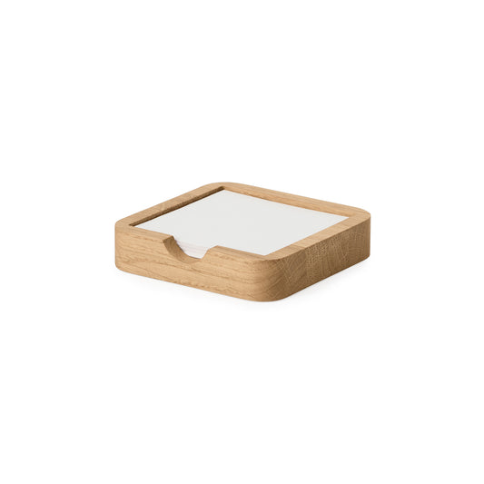 Oakywood Sticky Notes Tray (OakyBlocks), Oak