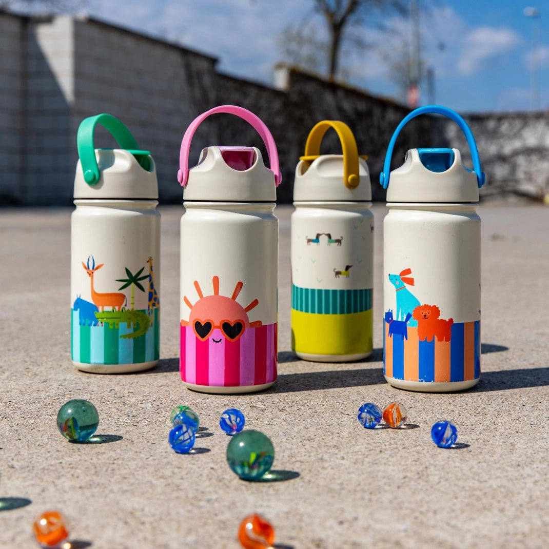 The Cotton Cloud Stainless Steel Bottle, Rainbow