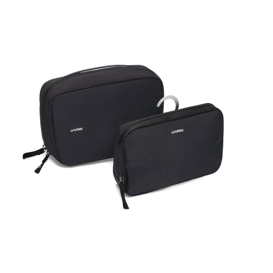 Orbitkey 2-in-1 Toiletry Pouch, Black