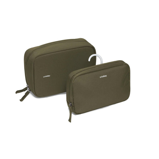 Orbitkey 2-in-1 Toiletry Pouch, Olive