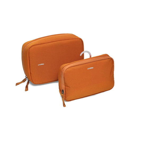 Orbitkey 2-in-1 Toiletry Pouch, Terracotta