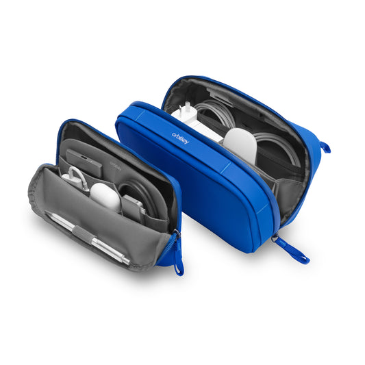 Orbitkey 2-in-1 Tech Pouch, Cobalt