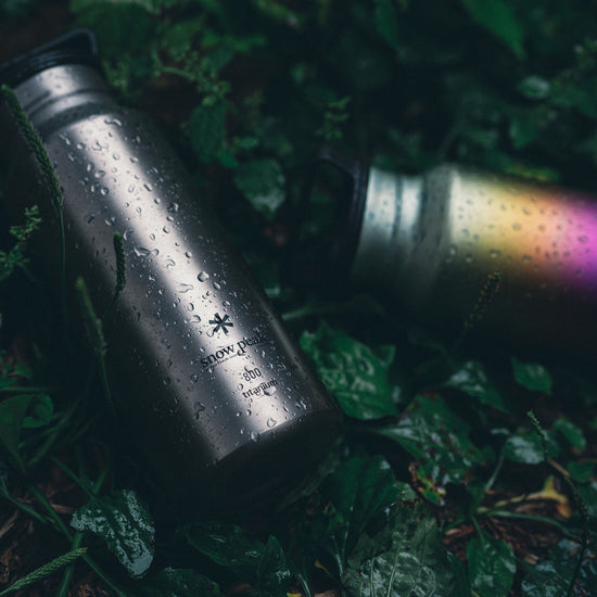 Snow Peak Titanium Aurora Bottle 800, Silver