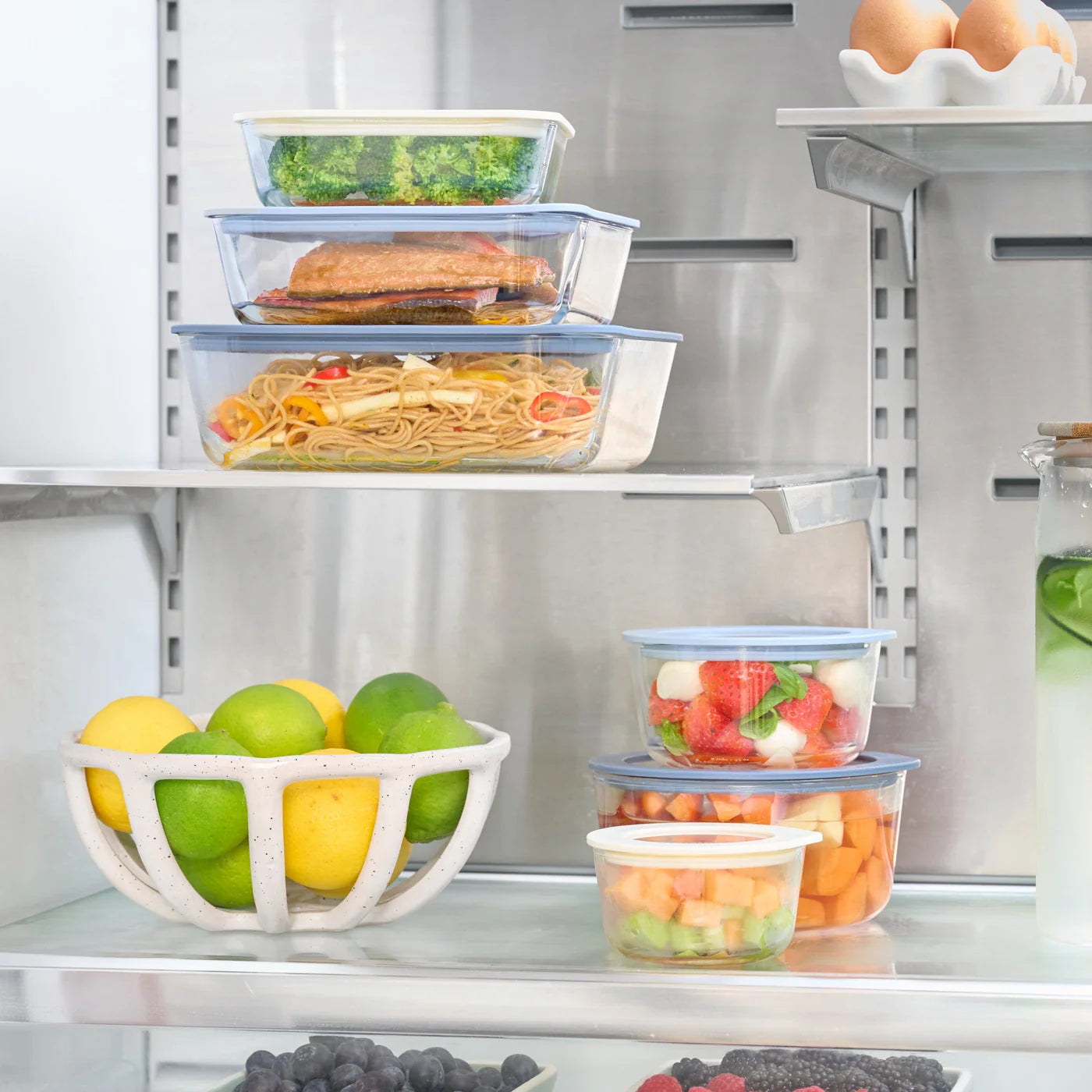 PlanetBox Glass Food Storage Containers, Medium Square