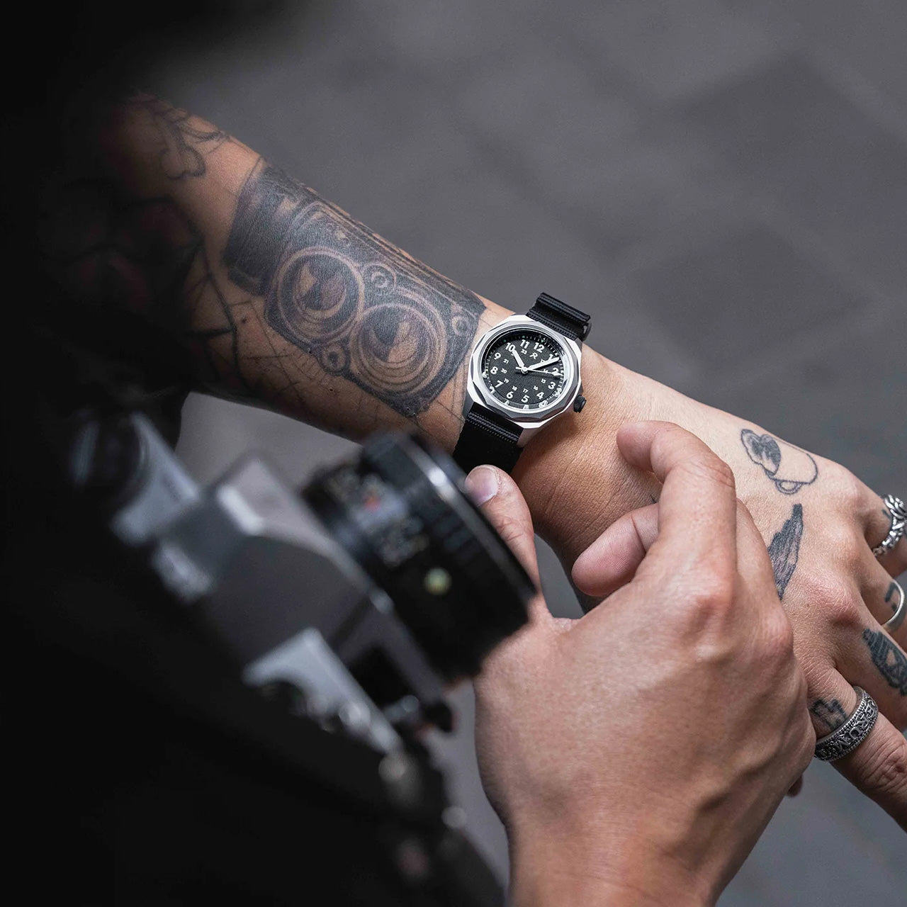 RZE Watches URBANIST Solar, Onyx