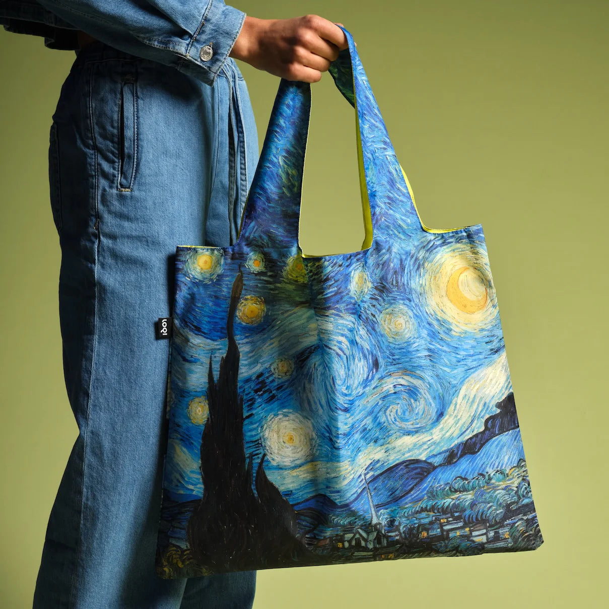 LOQI Vincent Van Gogh Recycled Bag, Starry Night