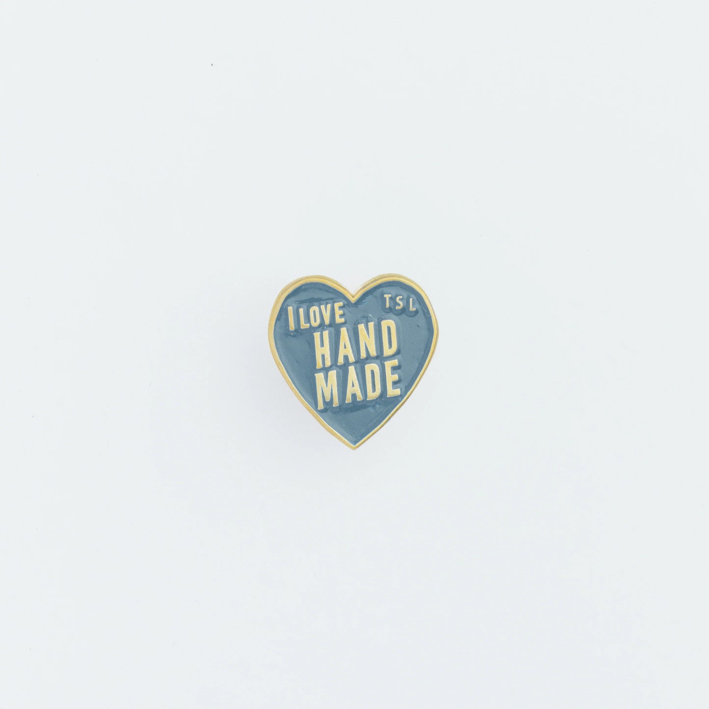 The Superior Labor SL0471 Heart Logo Pins, Blue Gray