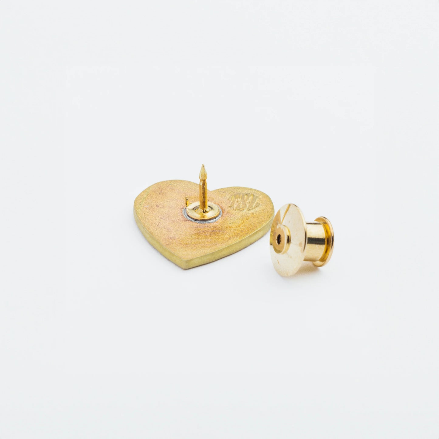 The Superior Labor SL0471 Heart Logo Pins, Blue Gray