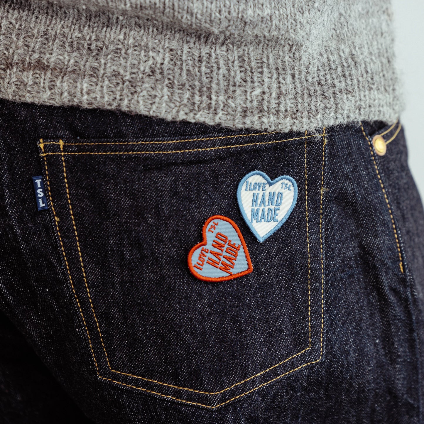 The Superior Labor SL0369 TSL Patch Small Heart, Blue