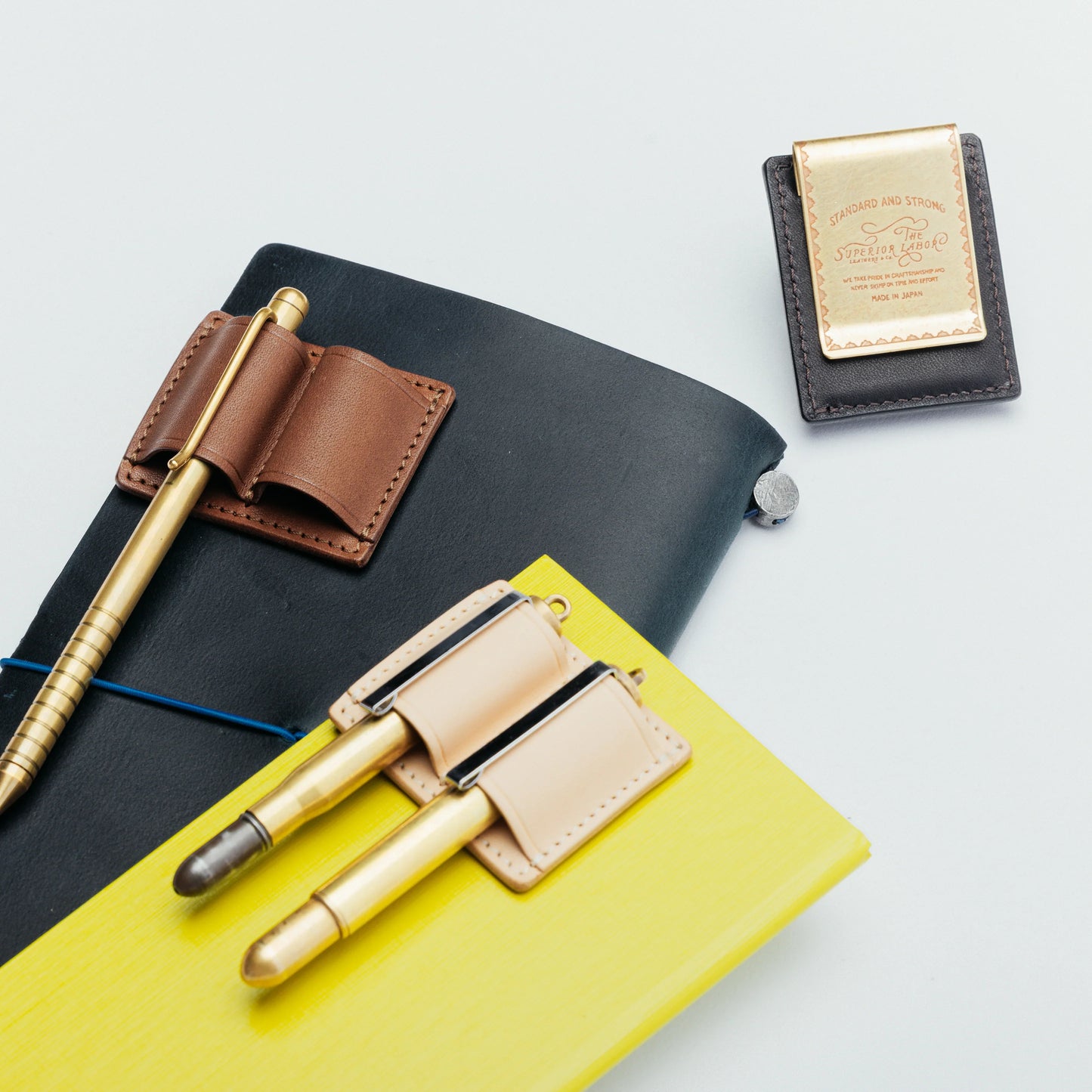 The Superior Labor SL1713 Clip Pen Holder, Tan