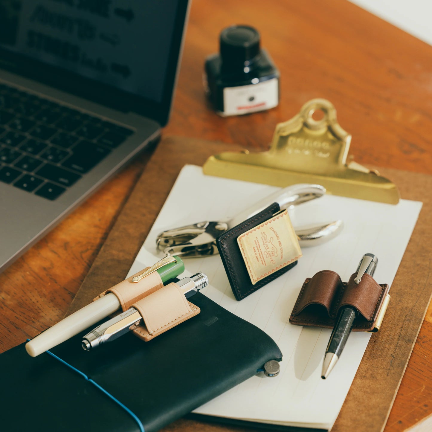 The Superior Labor SL1713 Clip Pen Holder, Tan