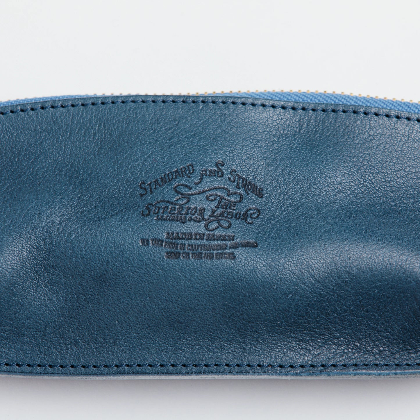 The Superior Labor SL1712 Leather Pen Case, Blue