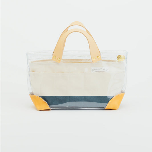 The Superior Labor SL_1703 See Through Mini Tote, 12 Blue Gray