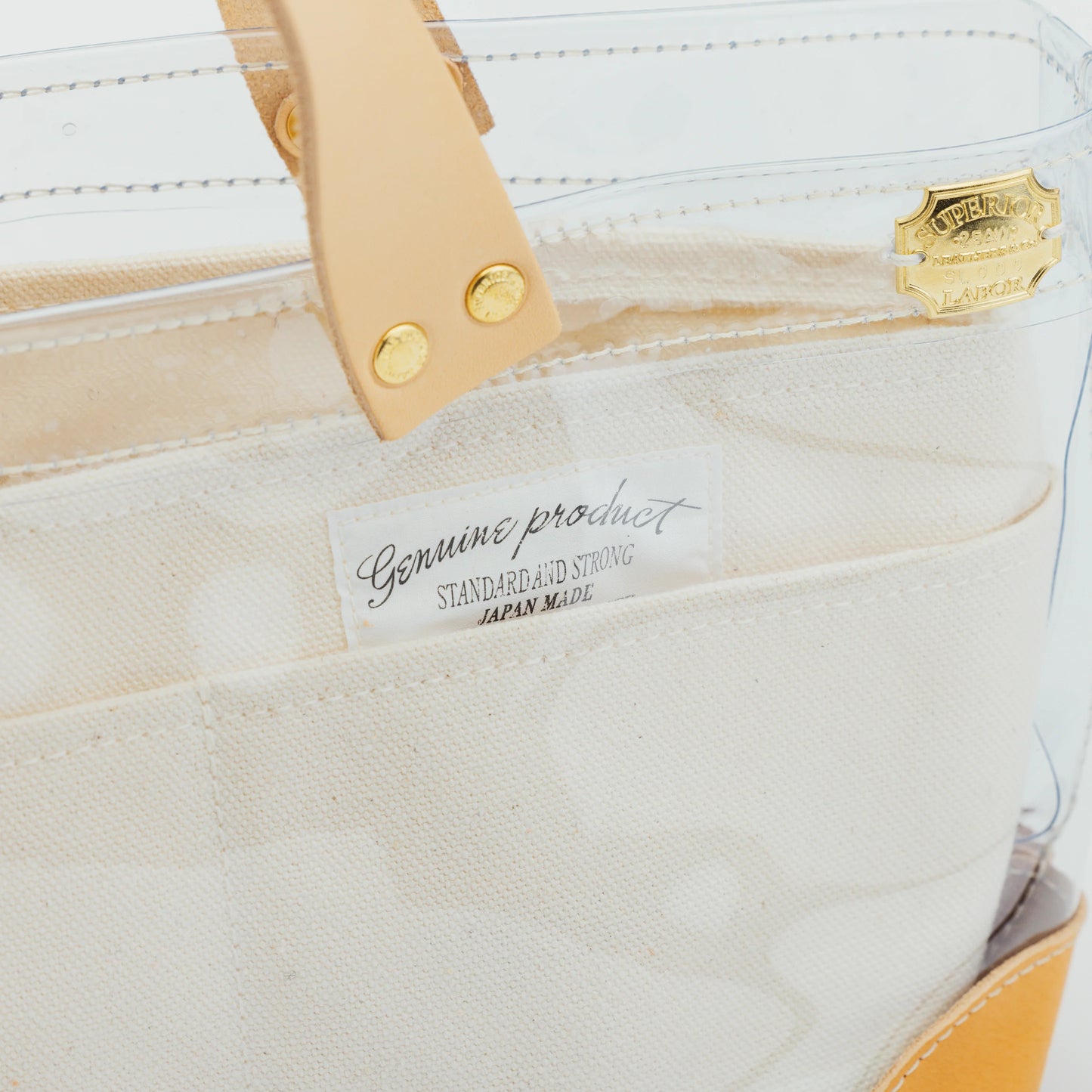The Superior Labor SL_1703 See Through Mini Tote, 04 Navy