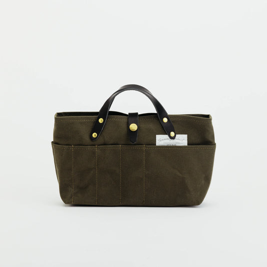 The Superior Labor SL1706 Paraffin Canvas Mini Bag, Khaki