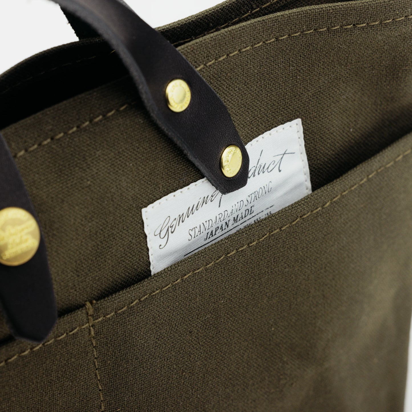 The Superior Labor SL1706 Paraffin Canvas Mini Bag, Khaki