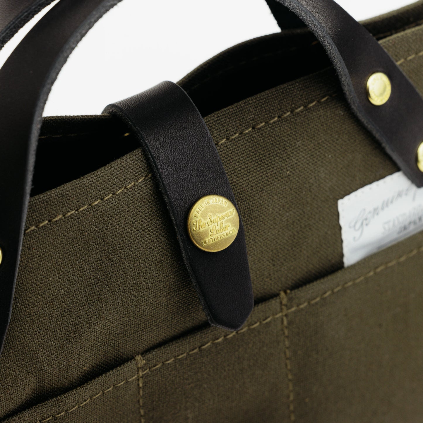 The Superior Labor SL1706 Paraffin Canvas Mini Bag, Khaki