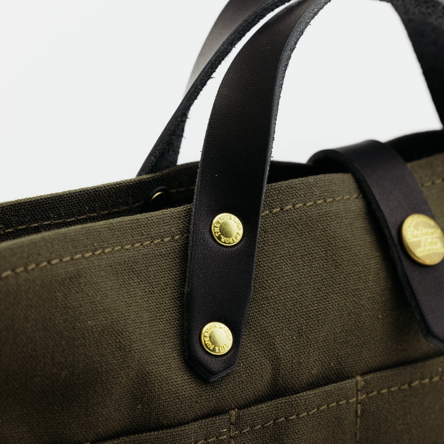 The Superior Labor SL1706 Paraffin Canvas Mini Bag, Khaki