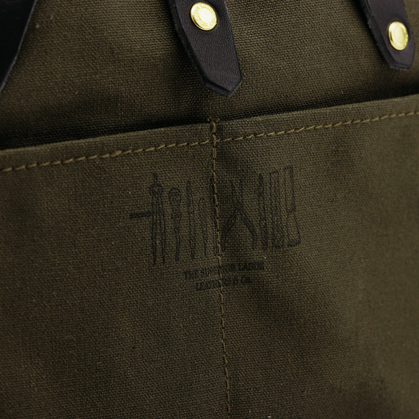 The Superior Labor SL1706 Paraffin Canvas Mini Bag, Khaki