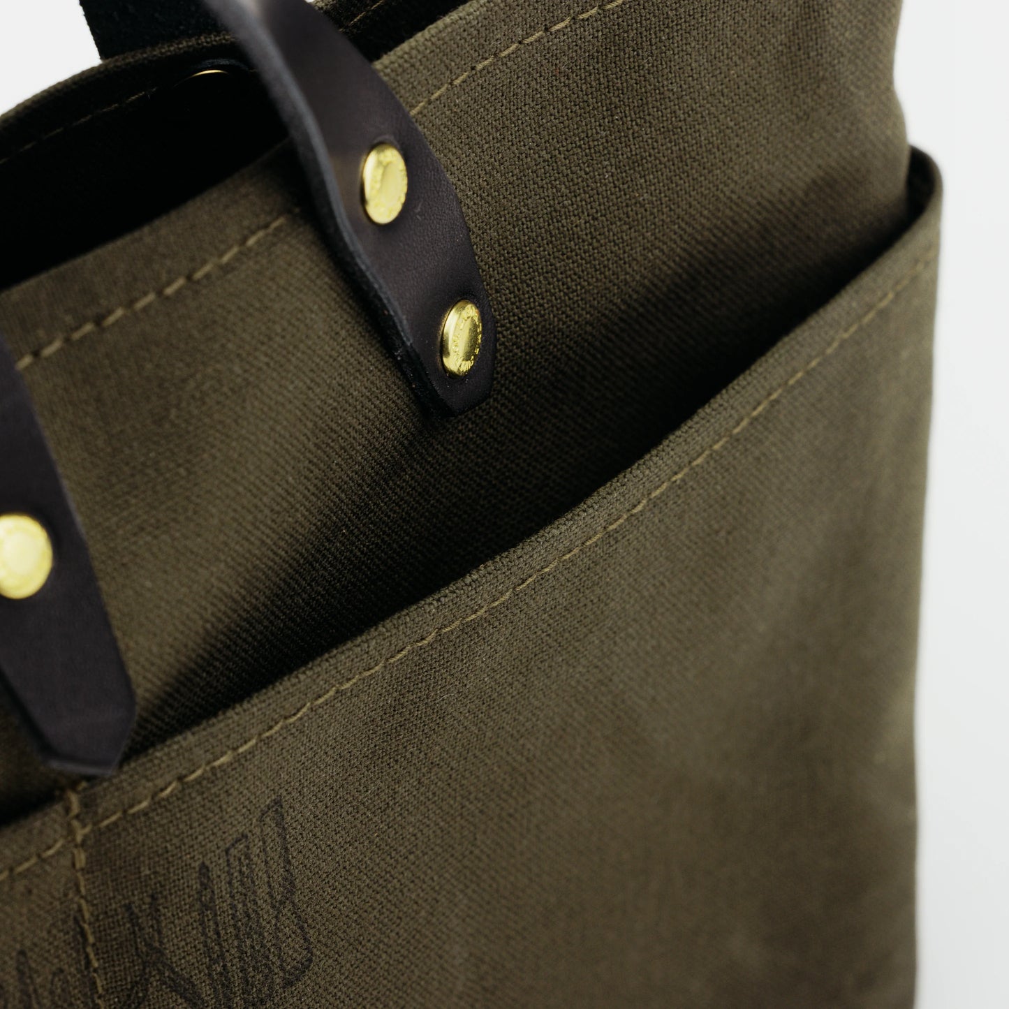 The Superior Labor SL1706 Paraffin Canvas Mini Bag, Khaki