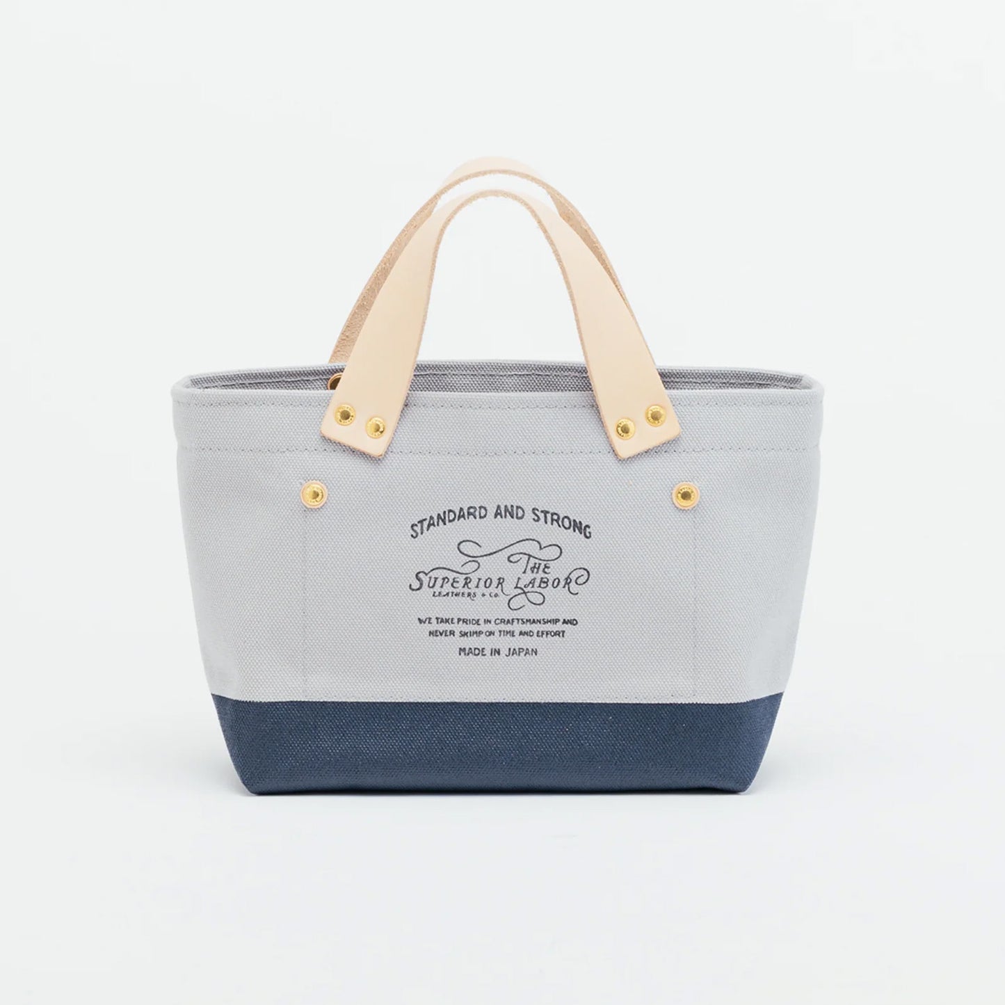 The Superior Labor SL0009-GY Engineer Bag Petite, GY Canvas 04 Navy