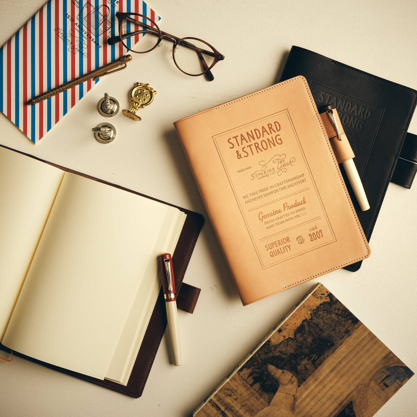 The Superior Labor SL_1716 Stamped Series/Note Keeper/A5, Tan