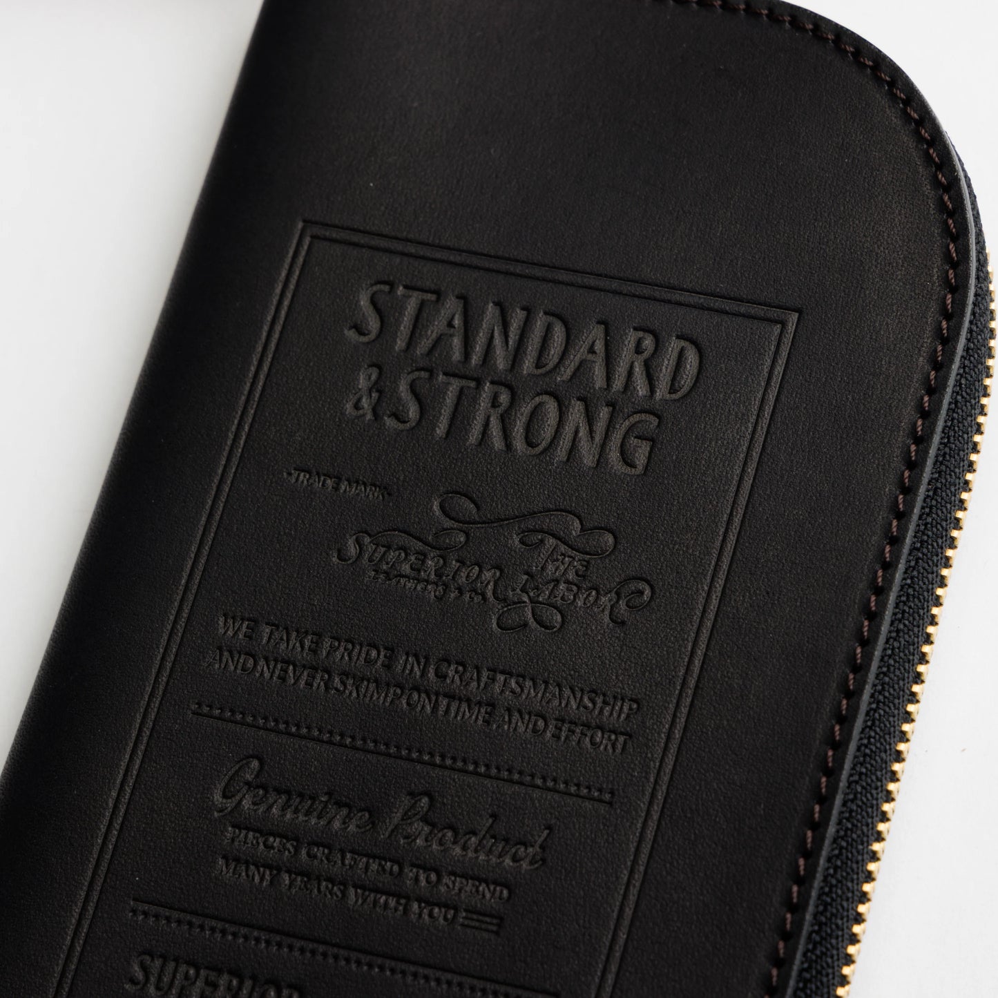 The Superior Labor SL_1720 Stamped Series/Zip Case, Black