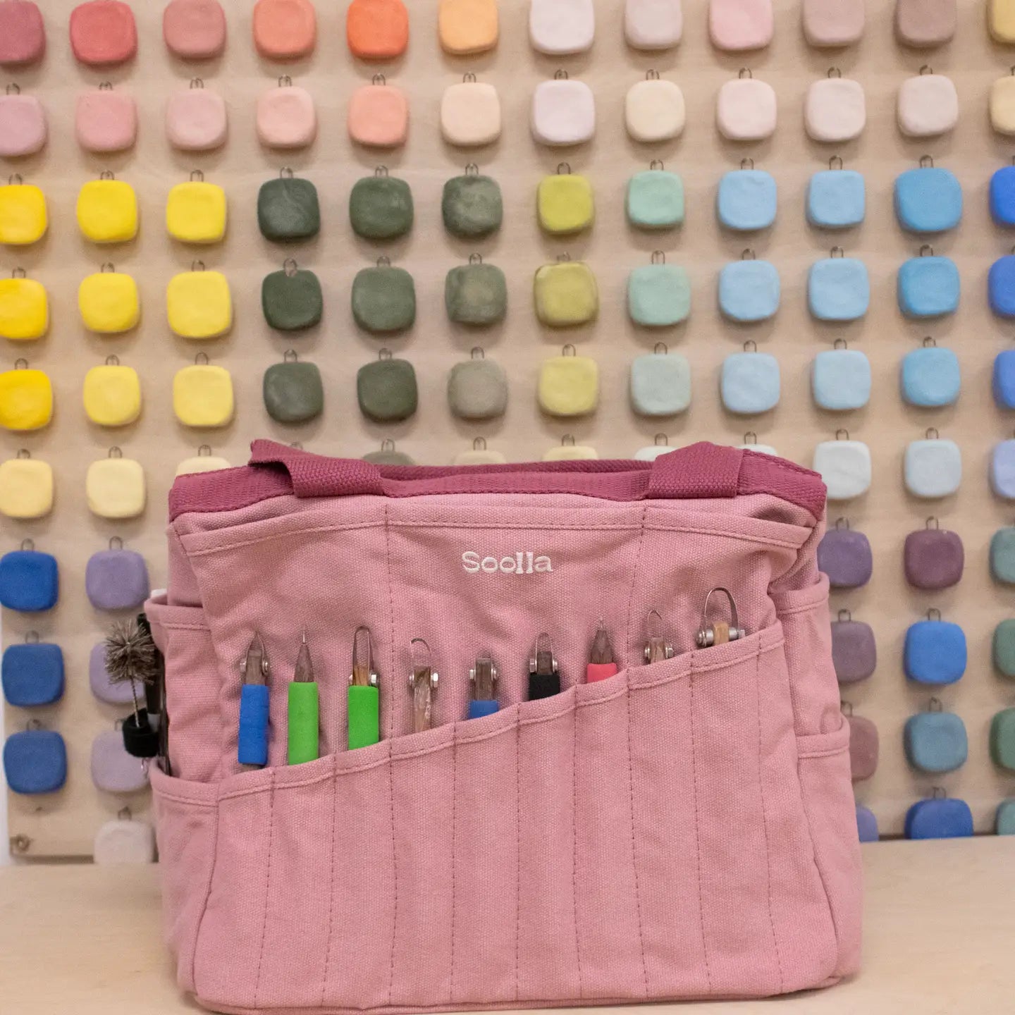 Soolla Studio Artist Bag, Desert Rose
