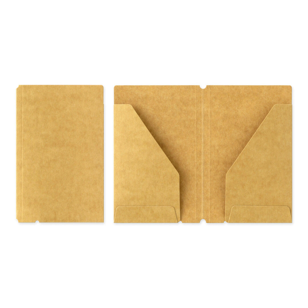 Traveler’s Notebook Card Size 20th Anniversary Set, Brown