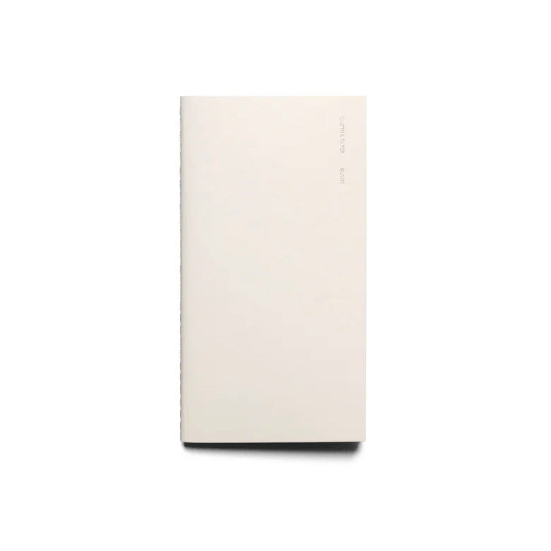 Cloth & Paper Travel Notebook Pocket Plus, Blank Angora
