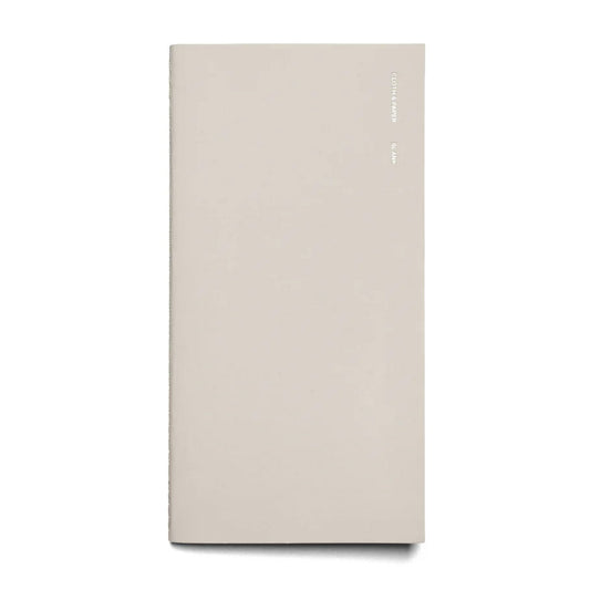 Cloth & Paper Travel Notebook A5 Slim, Blank Angora