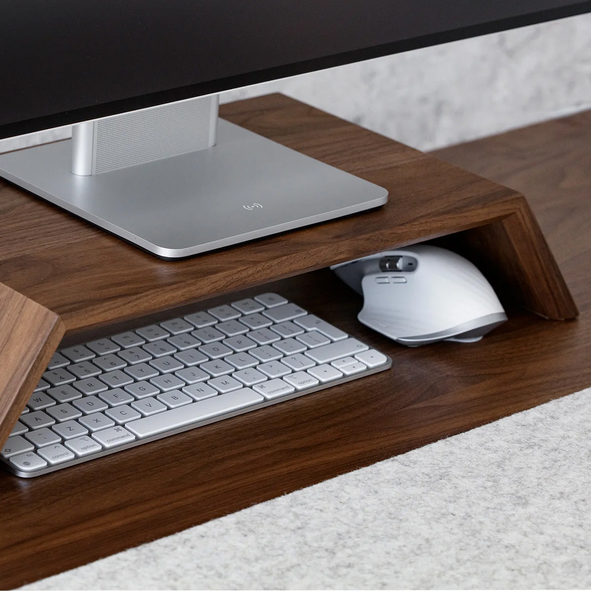 Oakywood Monitor Stand, Walnut