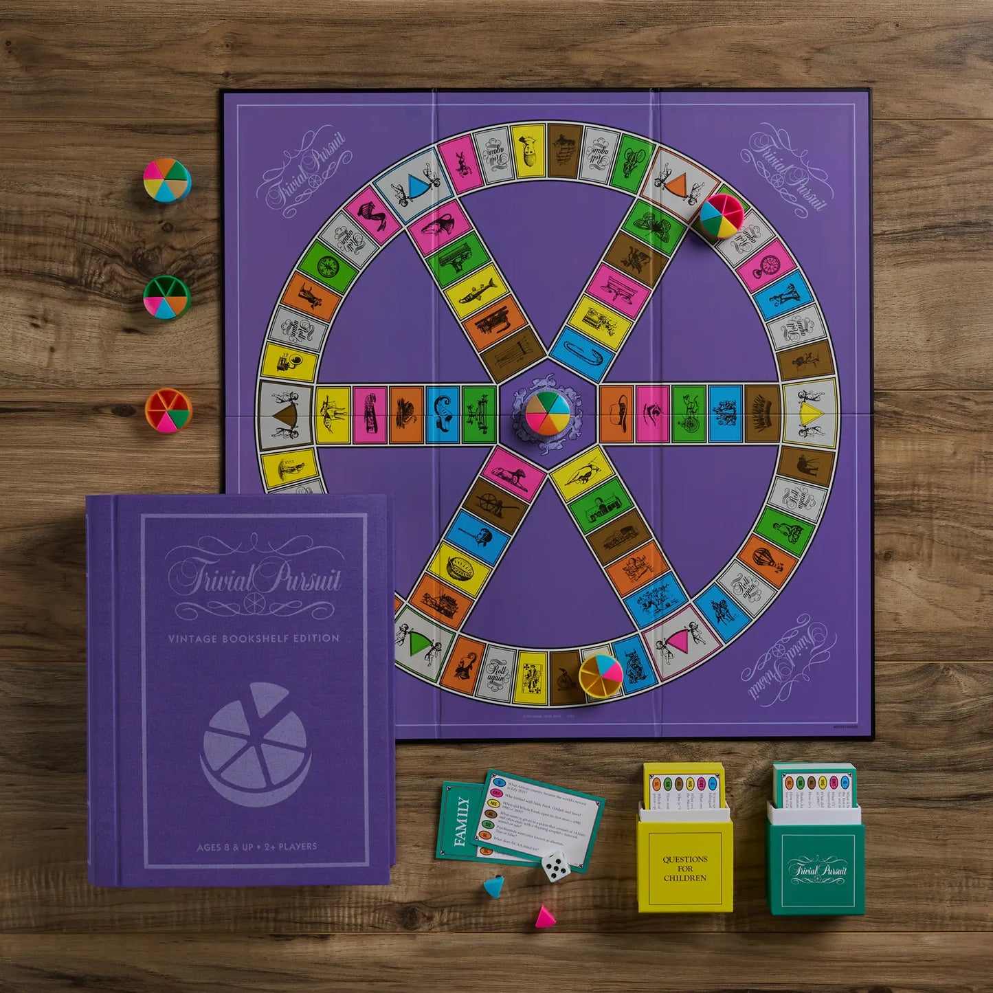WS Game Company Vintage Bookshelf Edition, Trivial Pursuit