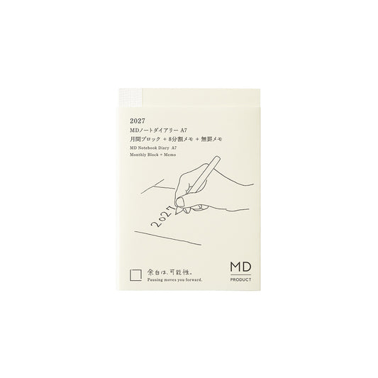 Midori MD Notebook Diary 2027, A7