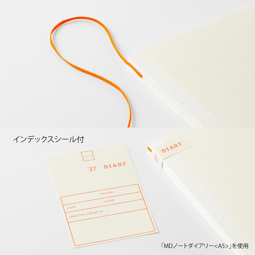 Midori MD Notebook Diary 2027, B6 Slim