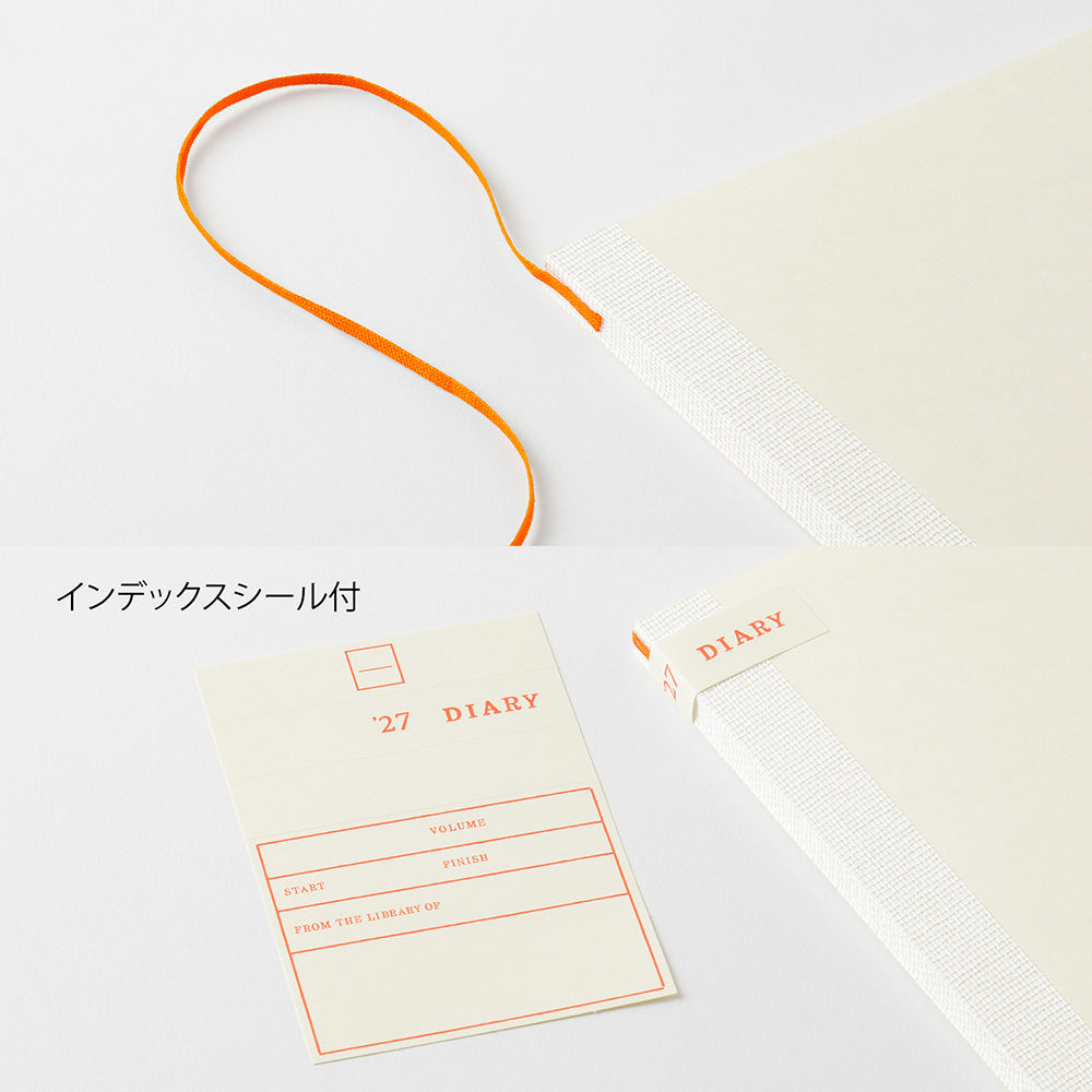 Midori MD Notebook Diary Thin 2027, A5